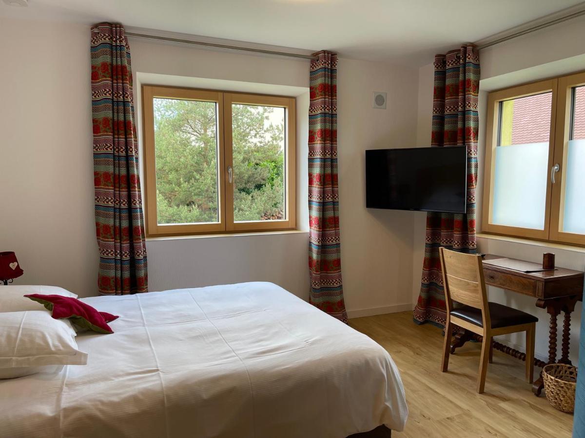 Alsacebnb - Gite 12 Personnes Dans Le Vignoble - Piscine Privee & Spa Ammerschwihr Eksteriør billede