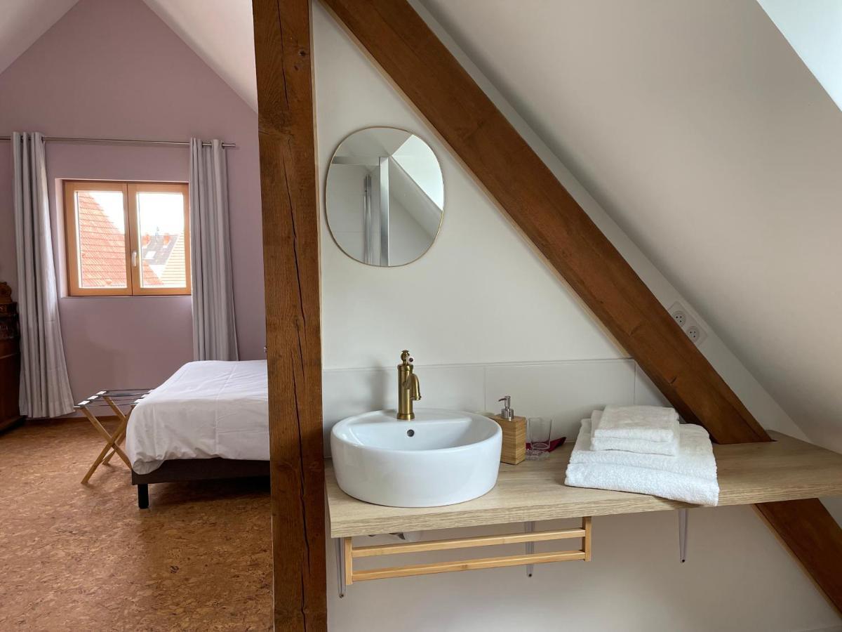 Alsacebnb - Gite 12 Personnes Dans Le Vignoble - Piscine Privee & Spa Ammerschwihr Eksteriør billede